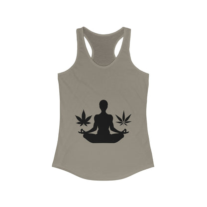 Cannabis Zen Racerback Tank