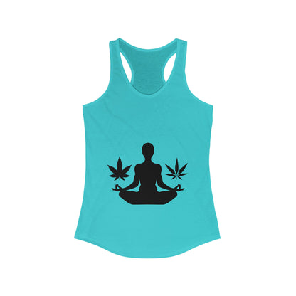 Cannabis Zen Racerback Tank