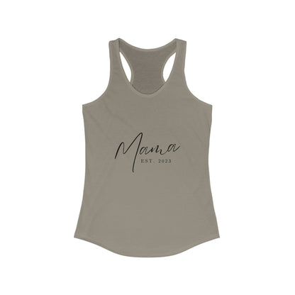 Mom est. 2023 Racerback Tank