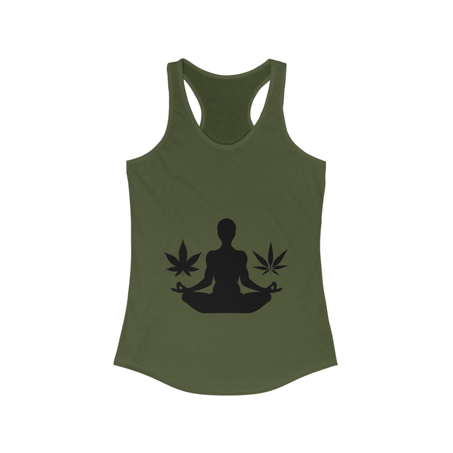 Cannabis Zen Racerback Tank